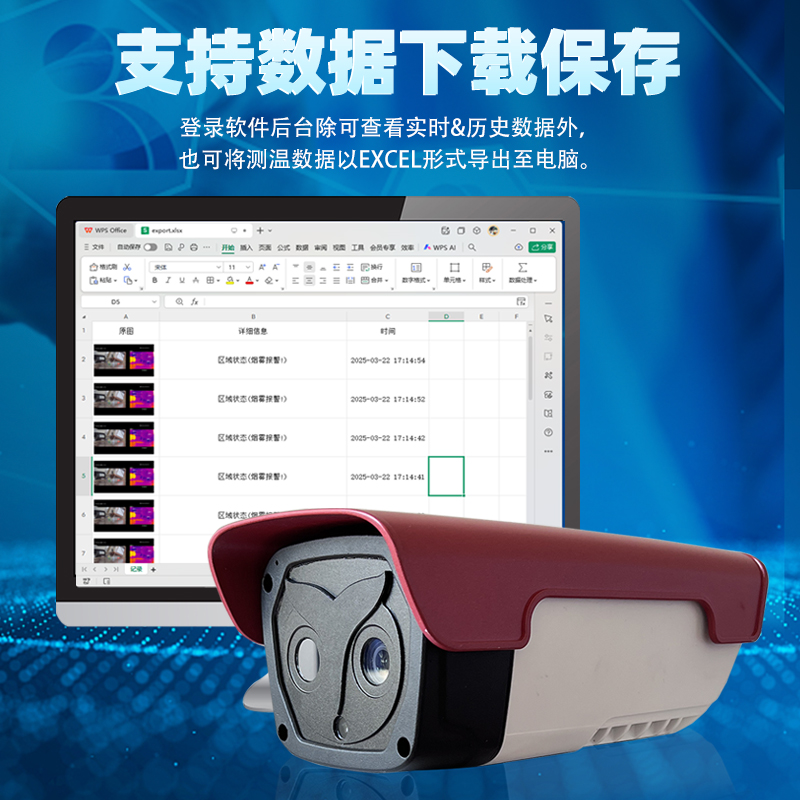 TRX-9001高温火情烟雾远距离监测热成像测温仪